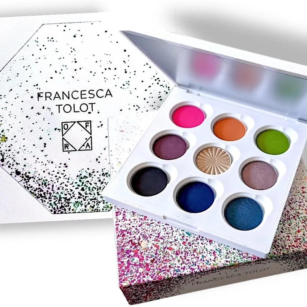 OFRA X Cosmetics Francesca Tolot Infinite Eyeshadow Palette 9 Pan Makeup NEW